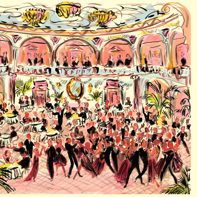 Contemporary The Grand Gala Original Whimsical Figurative Print by Pauline De Roussy De Sales For Sale - Image 3 of 5