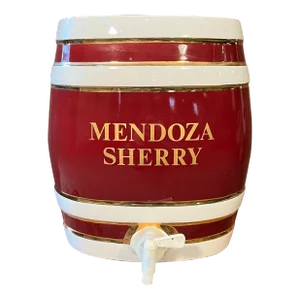 Vintage Mendoza Sherry Porcelain Cask