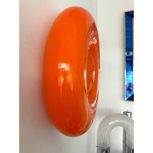 Metal Contemporary Pair of Murano Glass Candy Sconces. Italy, 2010s For Sale - Image 7 of 15