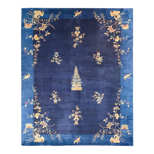 Early 20th Century Chinese Art Deco Rug For Sale