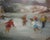 Skaters Modernist Oil Painting by Sigmund Kozlow For Sale - Image 4 of 10