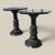 Gothic Pair of Black Marble-Top Gothic Revival Pedestal Tables For Sale - Image 3 of 10