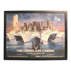 Letizia Pitigliani (1935-2012) 1977 New York Harbor Festival Poster