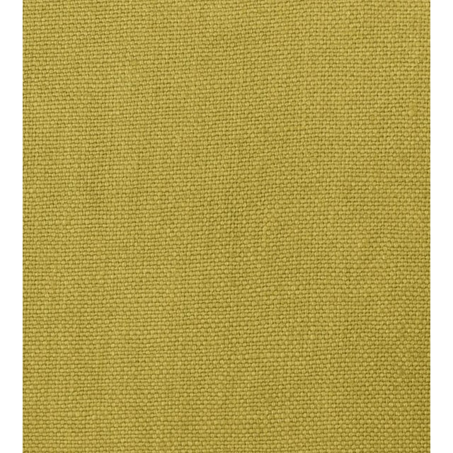 Sample - The House of Scalamandré Toscana Linen Fabric, Straw For Sale
