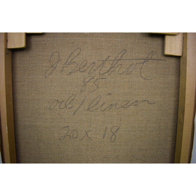 Wood Jake Berthot Untitled 1985 Oil on Linen For Sale - Image 7 of 8
