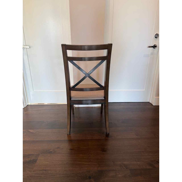 Set of 6 Vintage Attributed Grange Dining Side Chairs For Sale In San Francisco - Image 6 of 10