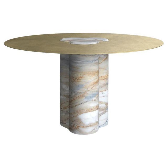 Jumbo Calacatta Table by Etamorph For Sale - Image 6 of 6