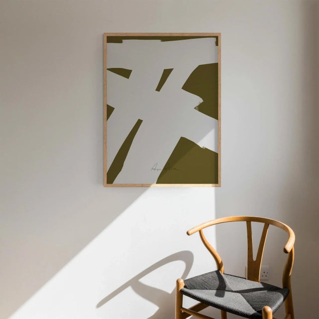 2020s Contemporary Minimalist Abstract Giclee Prints - a Pair For Sale - Image 5 of 6