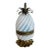 French Opaline Savon De Boule Pineapple Inkwell For Sale