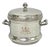 Vintage Fb Rogers English Regency Silver Plated Coat of Arms Covered Ice Bucket For Sale
