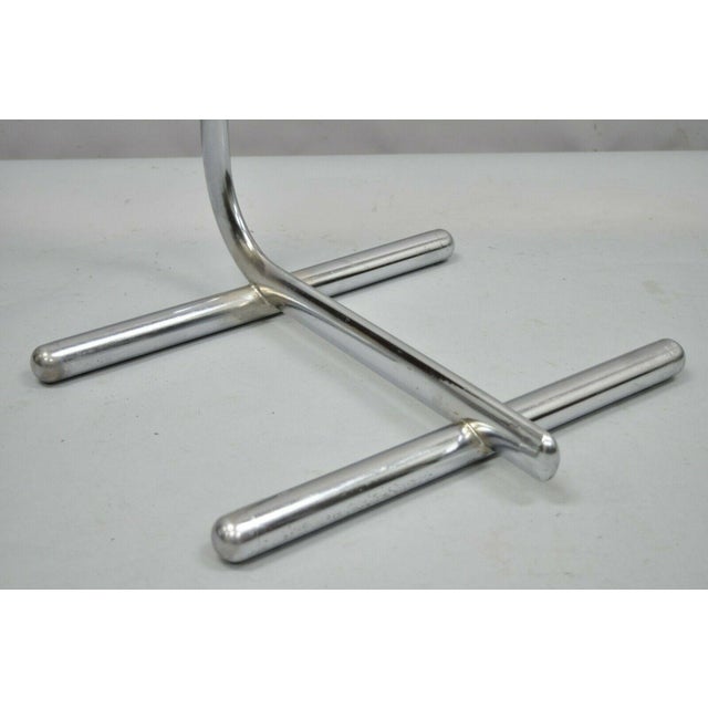 Vintage Italian Mid Century Modern Chrome Metal Clothing Rack Clothes Valet Hanger Chairish