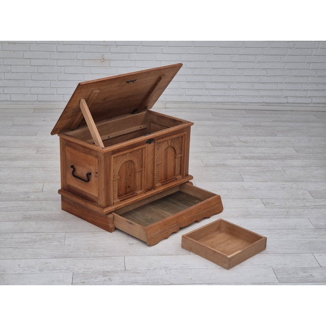 Vintage Danish Side Box with Drawer, 1970s For Sale - Image 11 of 18