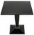Noir NOIR Anoil Bistro Table in Black Metal For Sale - Image 4 of 5