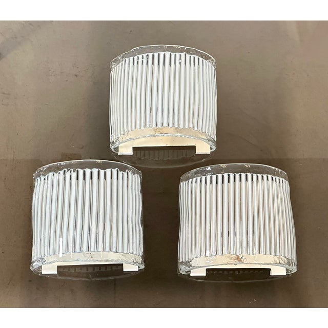 Glass Wall Lamps by Fratelli Toso, 1970s, Set of 3 For Sale - Image 15 of 15