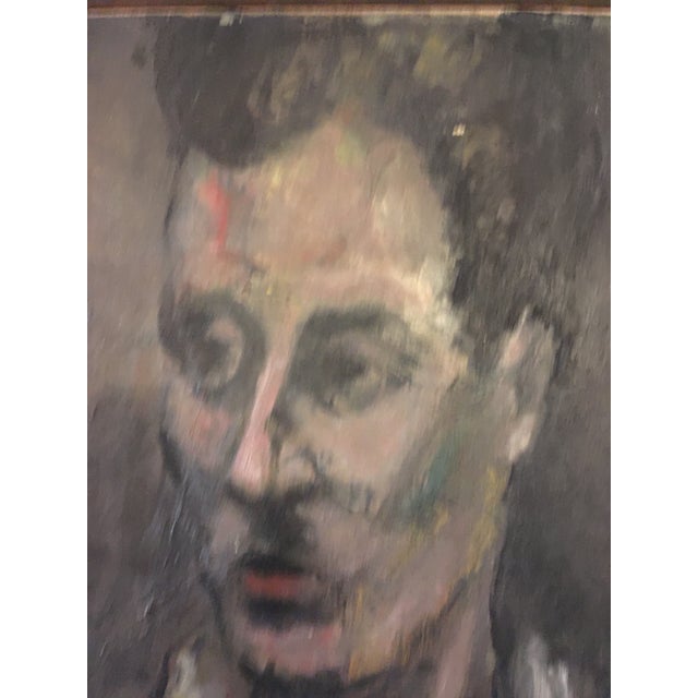 Vintage 1950s Oil on Canvas Portrait Painting by William Clutz Chairish