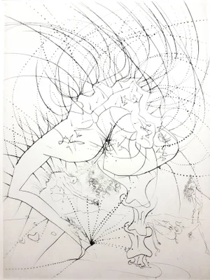 Salvador Dali - Venus in Furs - Original Stamp-Signed Etching 1968