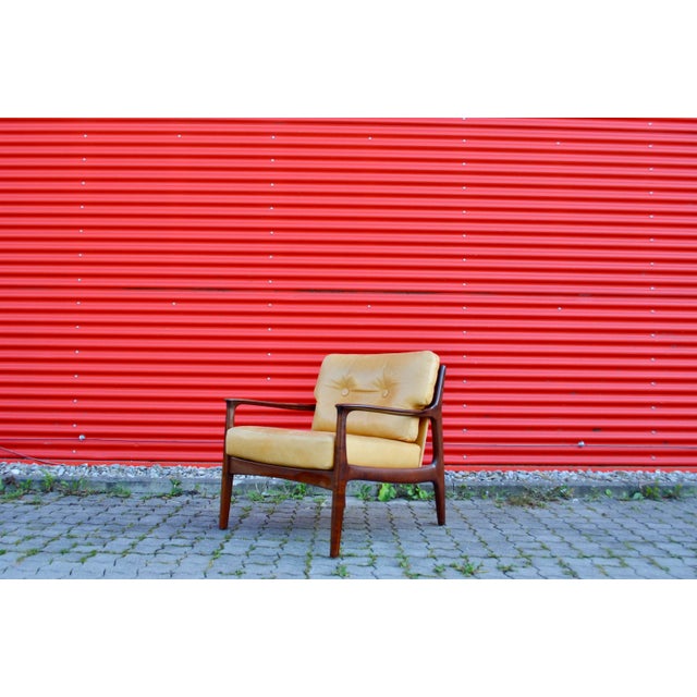 Leather Lounge Chair by Eugen Schmidt for Soloform, 1960s For Sale - Image 4 of 13