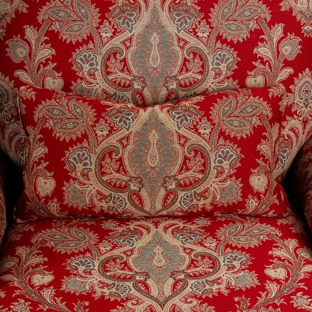 Late 20th Century Grand Armchairs With Ottoman - 3 Pieces For Sale In New York - Image 6 of 9