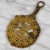 Mid 20th Century Vintage Brutalist Judaica Israel Zodiac Brass Serving Trivet For Sale - Image 5 of 6