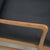 Vintage Colonial Chair in Ash and Black Leather by Ole Wanscher, 2000s For Sale - Image 6 of 14