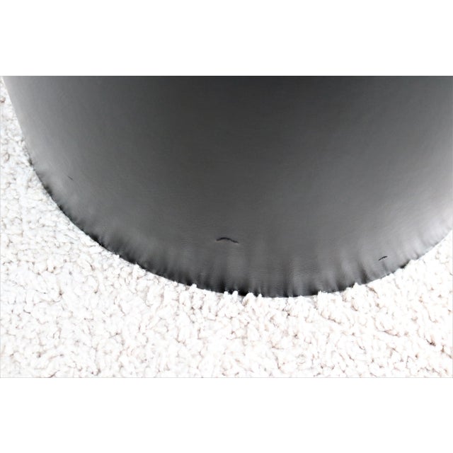 Mid Century Modern Paul Mayen Style Green Marble Top Drum Side Tables - a Pair For Sale - Image 12 of 13