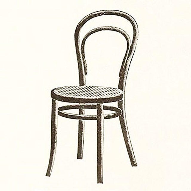 Vienna Secession Bent Oak & Cane Children's Chair No. 14 Attributed to Thonet For Sale - Image 11 of 11