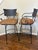 Arhaus Arhaus Obra 32” Swivel Wrought Iron Bar Stools in Distressed Bronze – Pair For Sale - Image 4 of 12