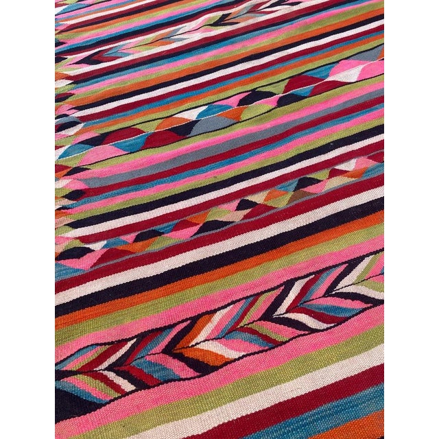 Vintage Colourful Moroccan Kilim Rug, 1950s For Sale - Image 10 of 18