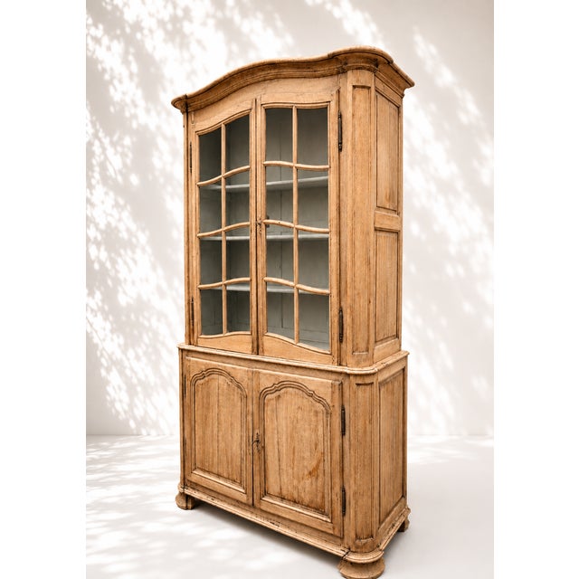 Late 18th Century 18th Century Two-Part Oak Cabinet, Northern France, 1770 For Sale - Image 5 of 8