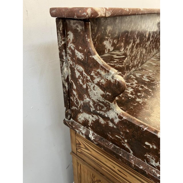 Wood Fir Washbasin Unit, 20th Century For Sale - Image 7 of 15