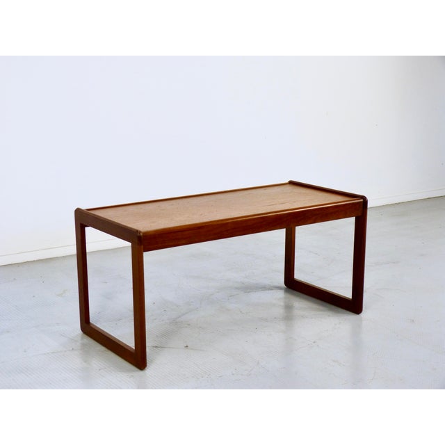 Mid-Century Modern Danish Style Teak Coffee Table, 1960s For Sale - Image 6 of 8