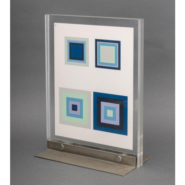 Josef Albers (German/American, 1888-1976), "The Interaction of Color Plate XVI-4", Screenprint in Colors on Paper, 1973,...