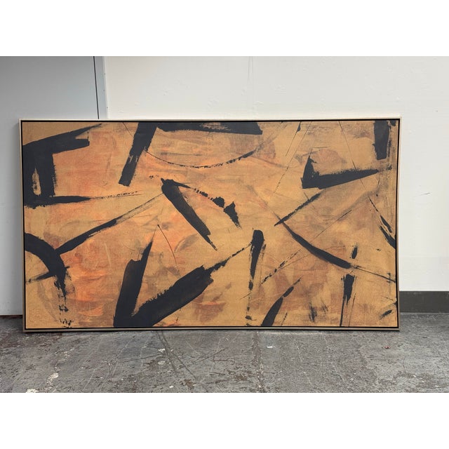 CB2 Ksenia Sizaya for Cb2 Rowgan Wall Art, Framed For Sale - Image 4 of 12