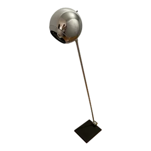 Vintage Adjustable Mid Century Modernist Chrome Floor Lamp