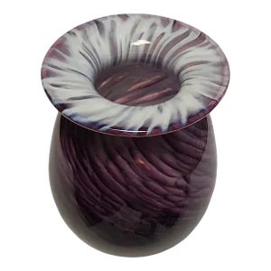 Vintage Alum Bay Isle of Wight Swirl Glass Vase