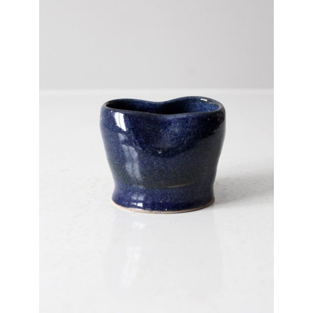 Contemporary Vintage Studio Pottery Vase For Sale - Image 3 of 7