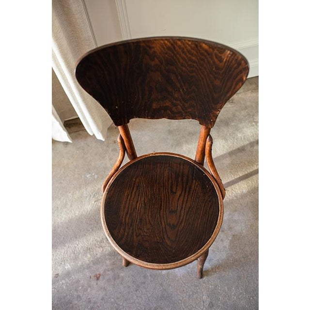 Antique Bentwood Cafe Chairs in the Style of Micheal Thonet , Set of 6 For Sale - Image 16 of 16