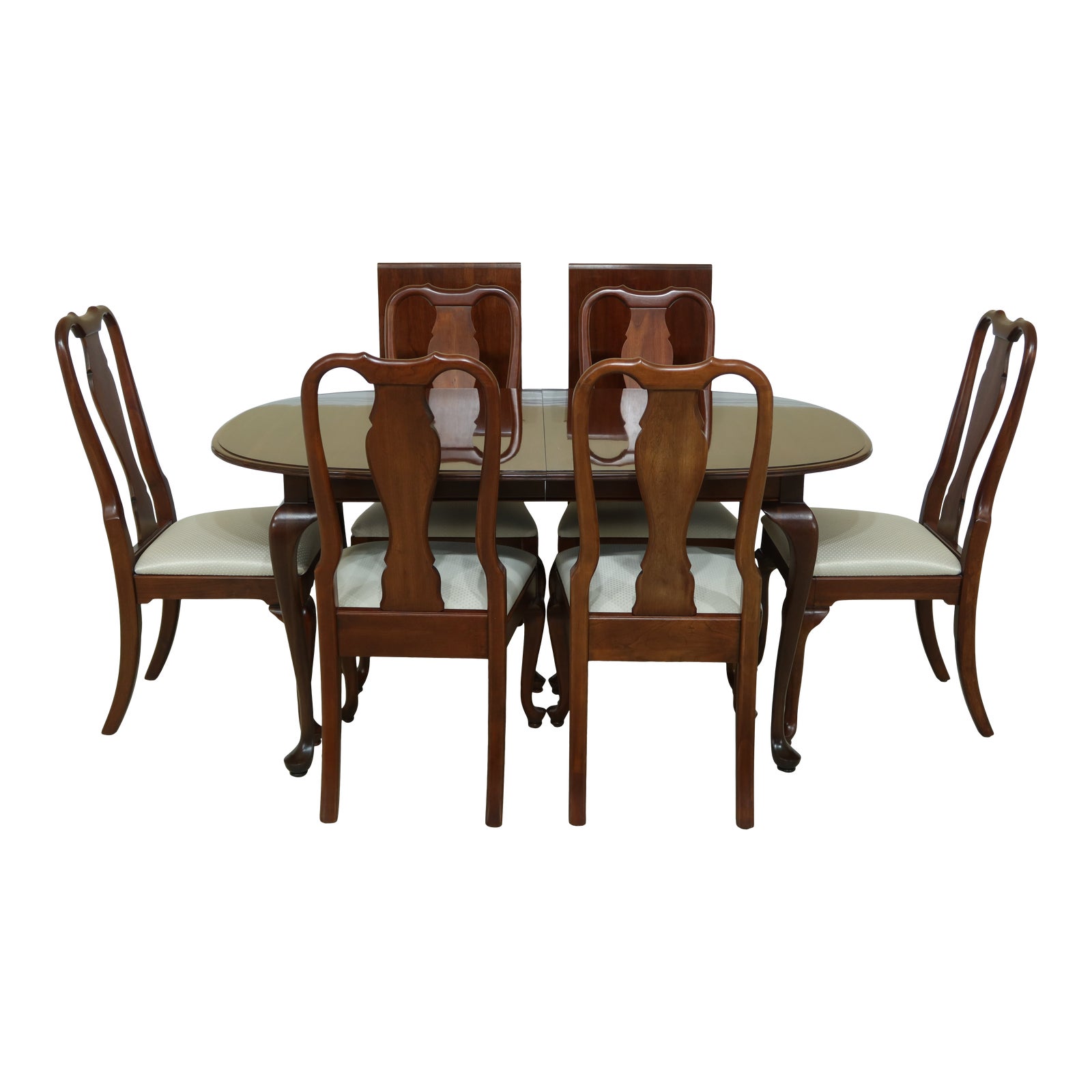 Knob Creek by Ethan Allen Cherry Dining Room Set Chairish