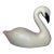 Beautiful Vintage Swan Decoy Glass Eyes Country Folk Art Decor 8”x10” For Sale