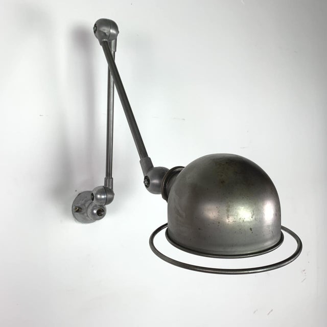 Vintage 2 Arm Wall Light by Jean-Louis Domecq for Jielde For Sale - Image 6 of 9