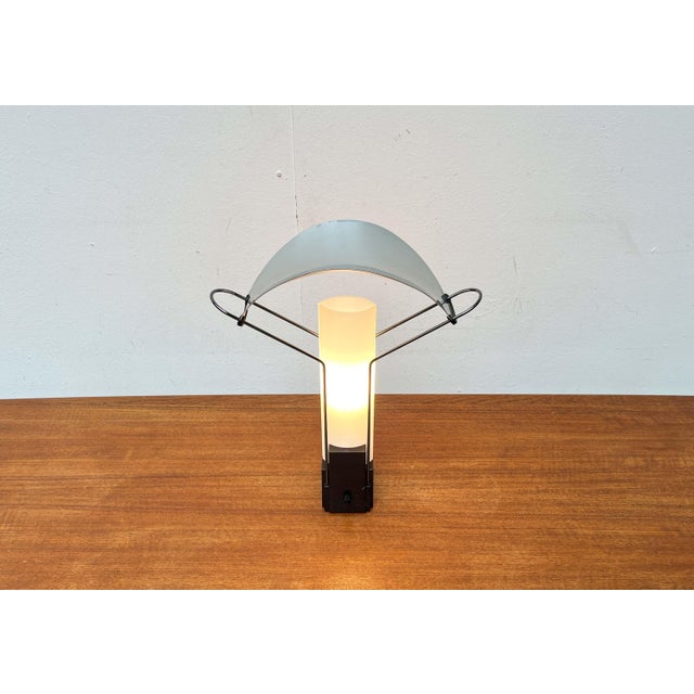 1980s Postmodern Italian Palio Table Lamp by Perry King, S. Miranda for Arteluce, 1980s For Sale - Image 5 of 18