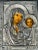 19th Century Russian Sterling Silver Icon An icon of the Virgin Mary and Christ Child. The icon dates back to the 19th...