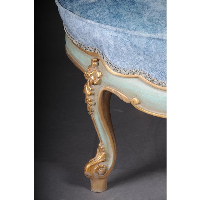 Wood Louis XV Style Chaise Longue For Sale - Image 7 of 17