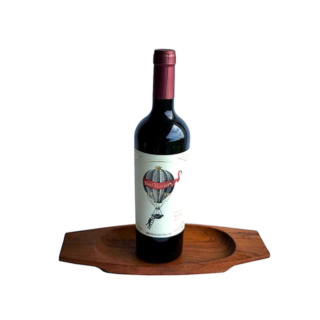 Chestnut Vintage Teak Wood Valet Tray or Trinket Dish For Sale - Image 8 of 10