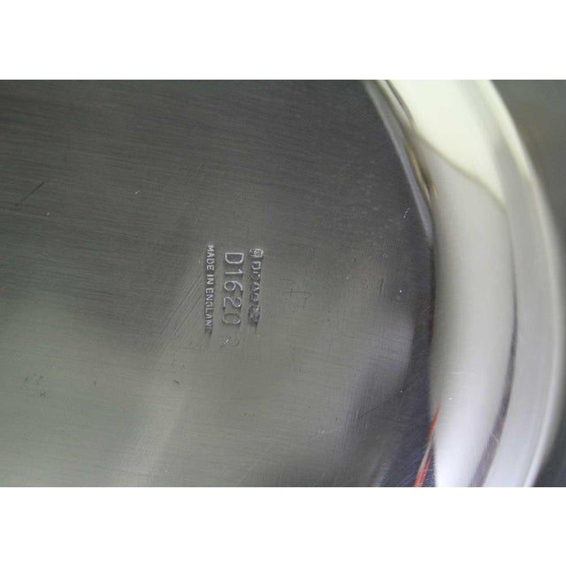 Silver 1970’s Vintage/New Silverplate Oval Shaped Platter With Running Gadroon Applied Border For Sale - Image 8 of 12