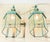 Elegant Pair of Vintage Brass Wall Lanterns - 22”x 9”.5 X 10” For Sale In Miami - Image 6 of 16