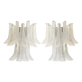Murano Glass Wall Sconces by Simoeng, Set of 2 For Sale