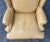 Tan Late 20th Century Tan Leather Wingback Arm Chair For Sale - Image 8 of 12