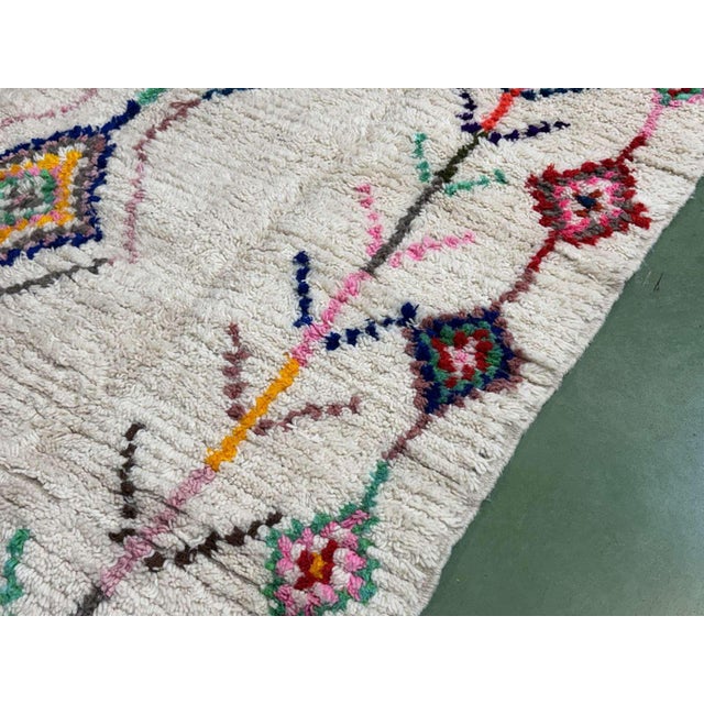 Azilal Berber Moroccan Handmade Wool Rug For Sale - Image 12 of 14