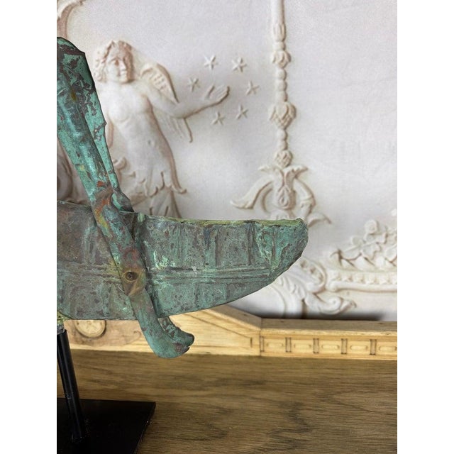 Verdigris Vintage Verdigris Copper Grasshopper Sculpture For Sale - Image 8 of 14